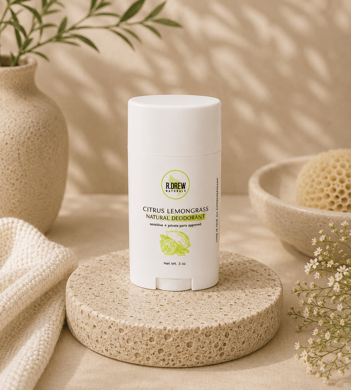 Aluminum-Free Natural Deodorant R Drew Naturals