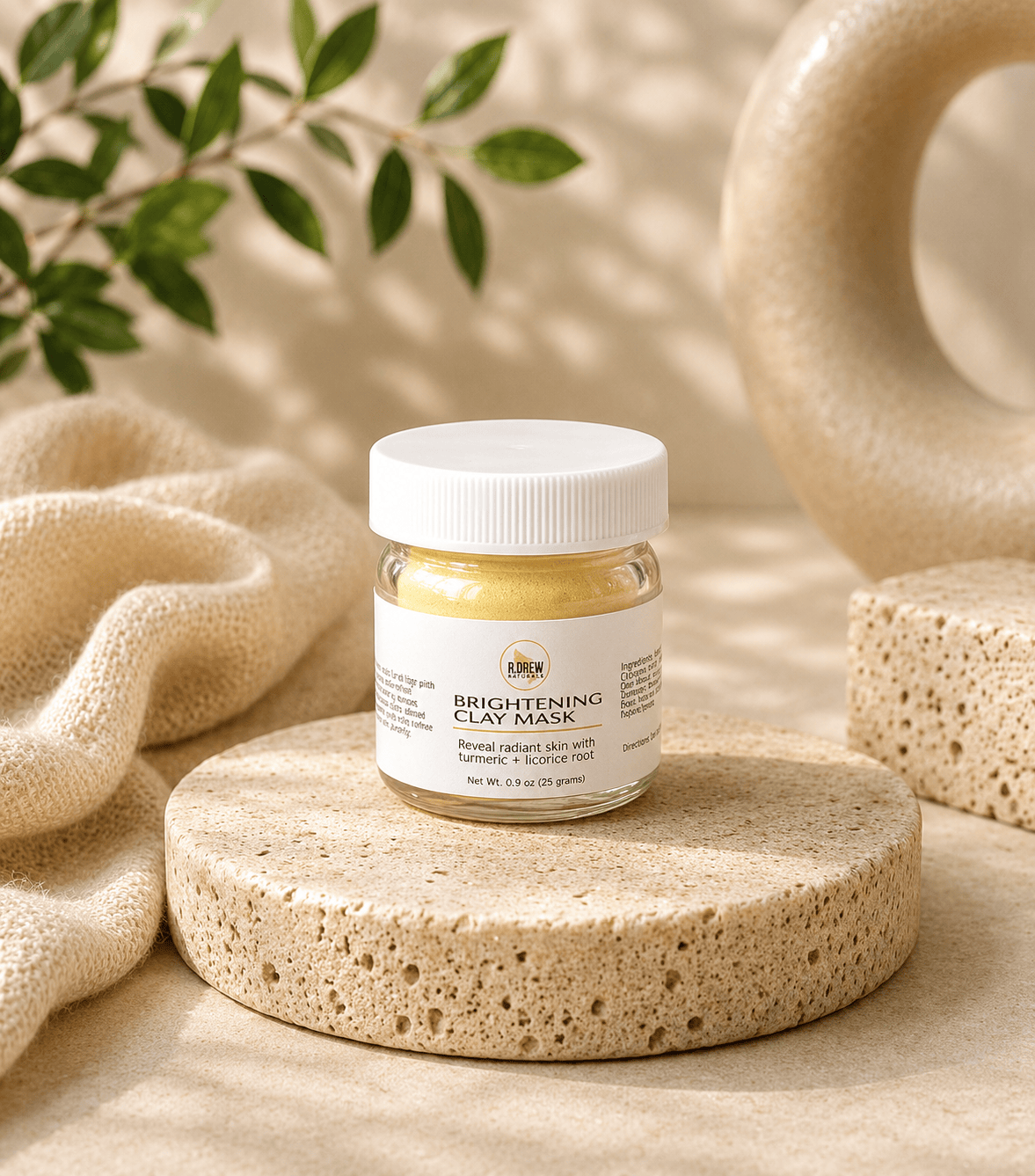 Brightening Clay Face Mask R Drew Naturals