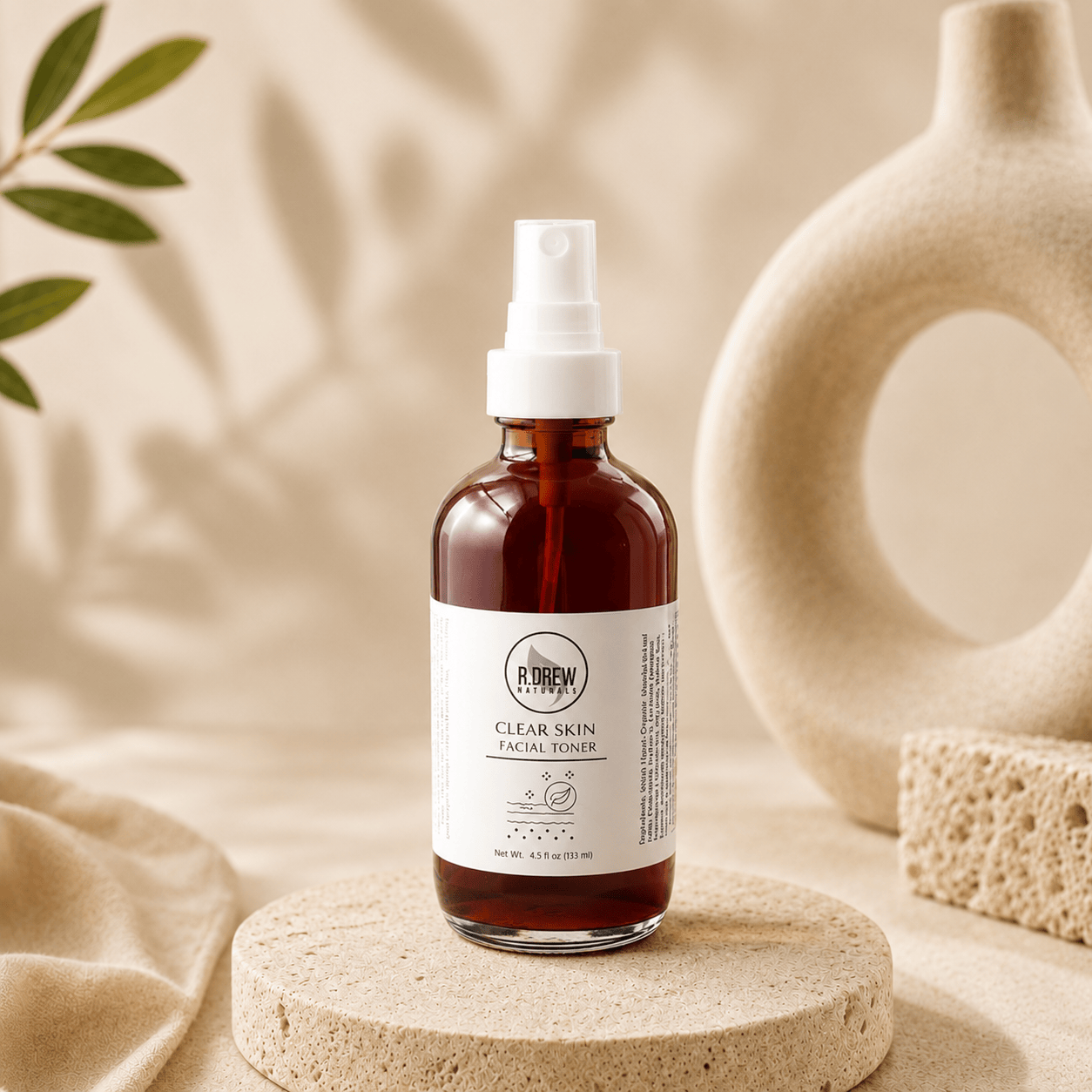 Clear Skin Facial Toner R Drew Naturals