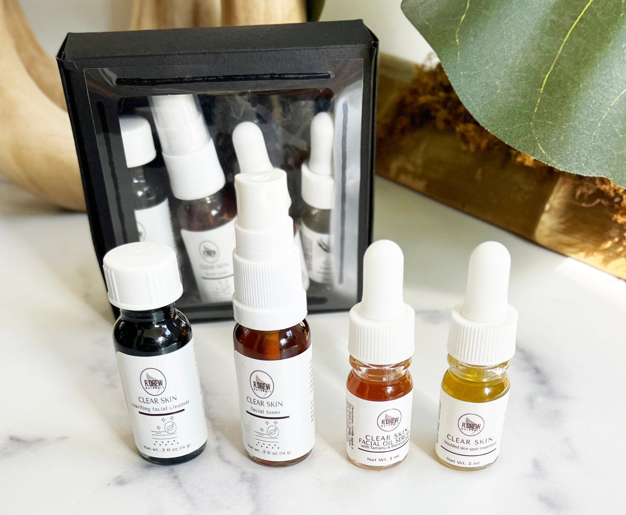 Mini Trio + Bonus Facial Gift Sets R Drew Naturals