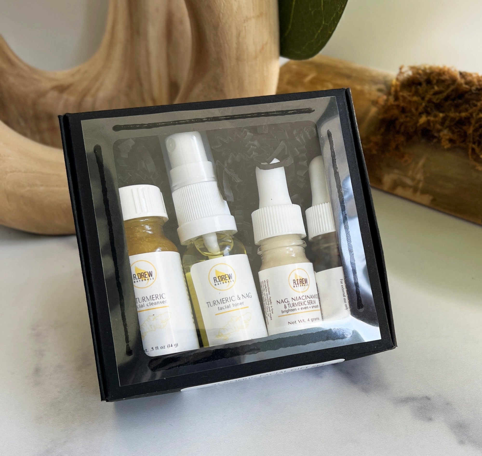 Mini Trio + Bonus Facial Gift Sets R Drew Naturals