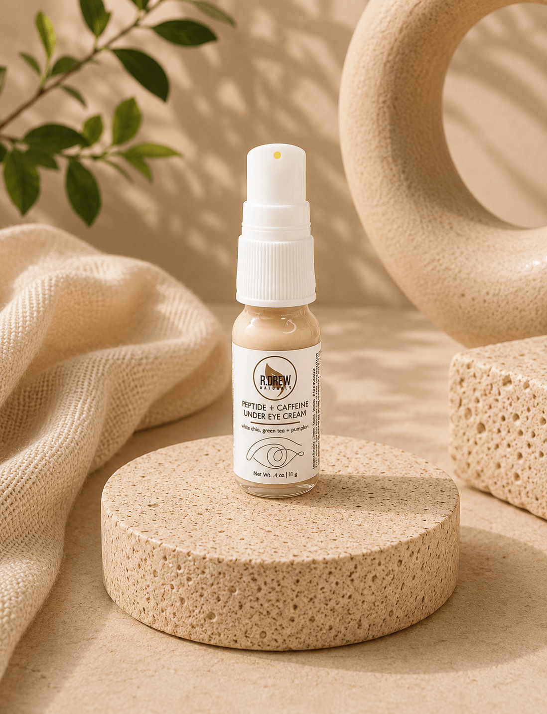 Peptide + Caffeine Eye Cream R Drew Naturals