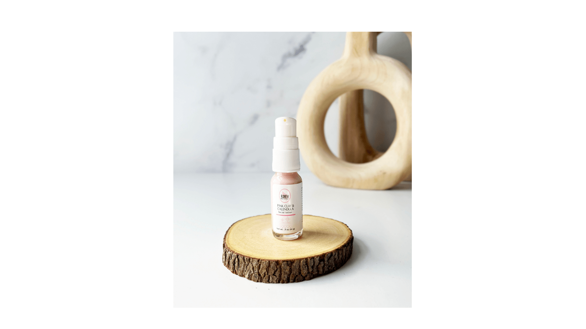 Pink Clay + Calendula Facial Lotion R Drew Naturals