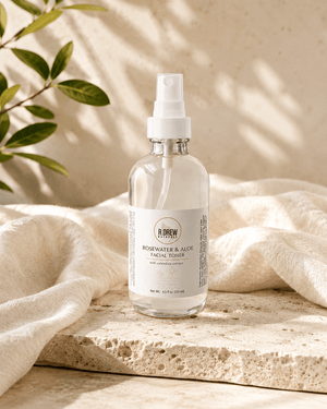 Rosewater & Aloe with Calendula Facial Toner R Drew Naturals