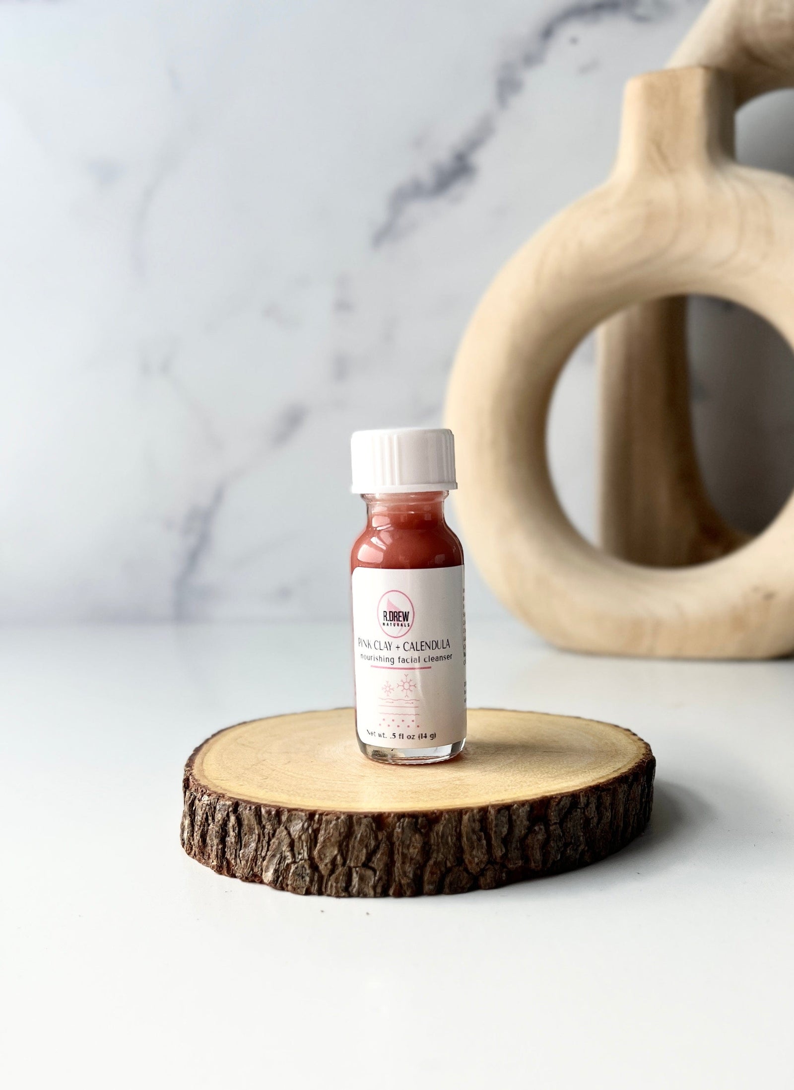 Pink Clay + Calendula Facial Wash R Drew Naturals