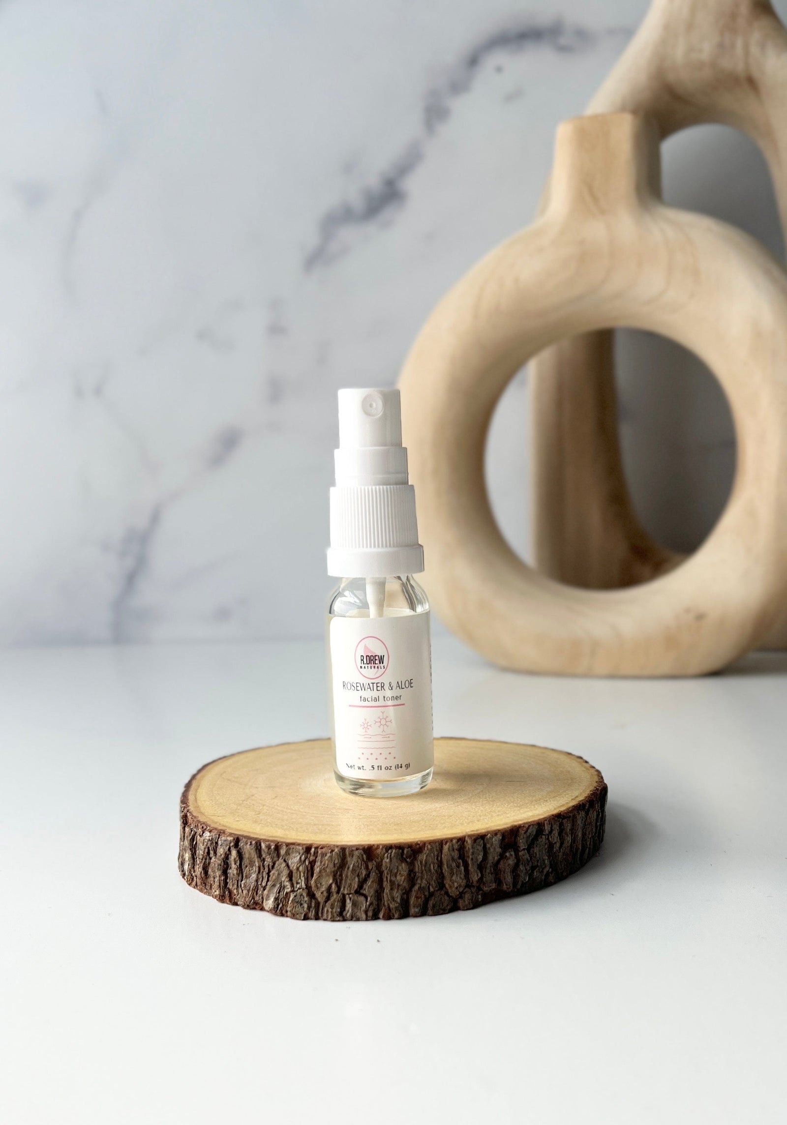 Rosewater & Aloe with Calendula Facial Toner - R. Drew Naturals