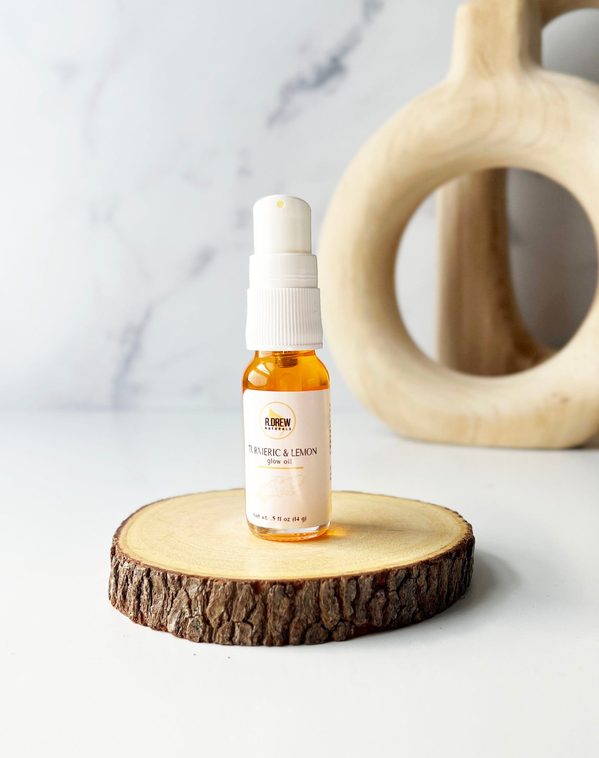 Turmeric Lemon Glow Oil R Drew Naturals