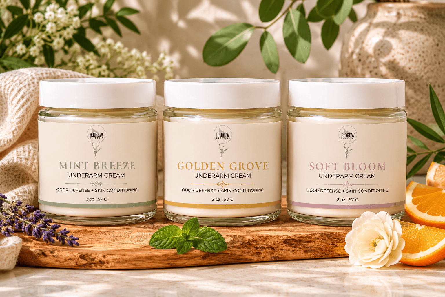 Sensitive Pits Natural Deodorant - New Look. New Scent. R Drew Naturals