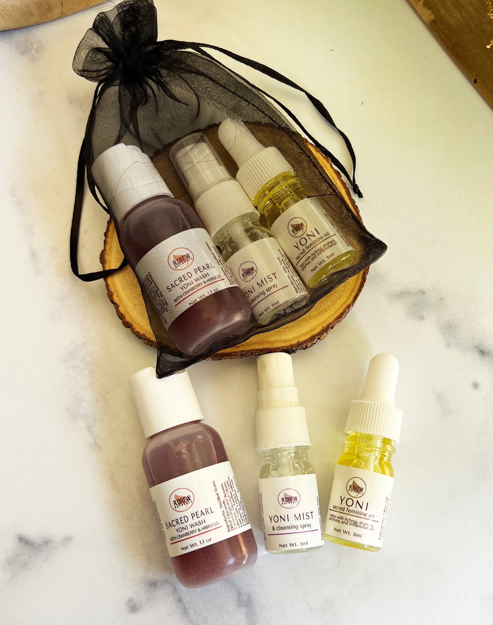 Yoni Care Mini Gift Set R Drew Naturals
