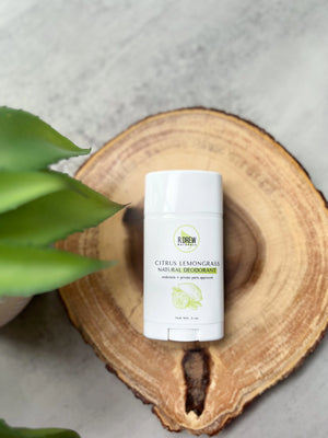 Citrus Lemongrass Natural Deodorant - R. Drew Naturals
