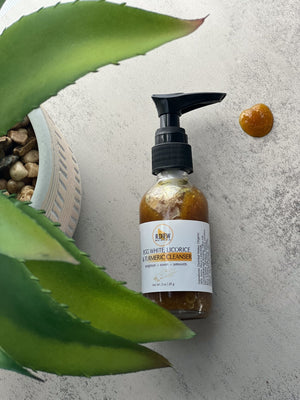 Egg White, Licorice and Turmeric Facial Cleanser - R. Drew Naturals