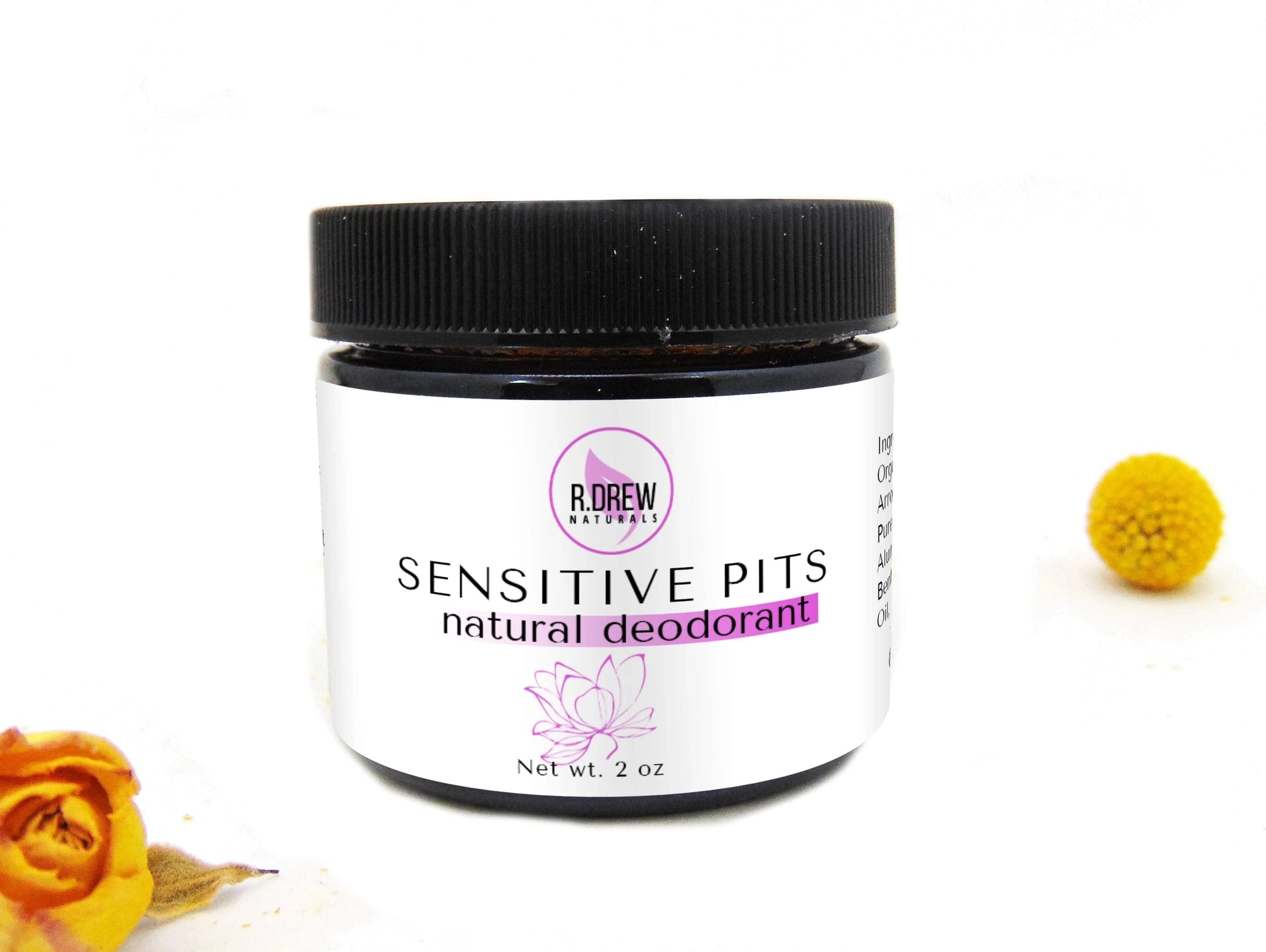 Sensitive Pits Natural Deodorant - R. Drew Naturals